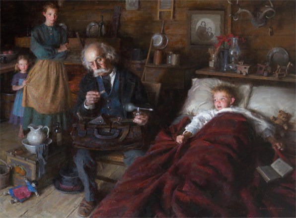 'The Country Doctor' 36x48 Masters of the American West - Autry Museum, Feb 2nd 2013