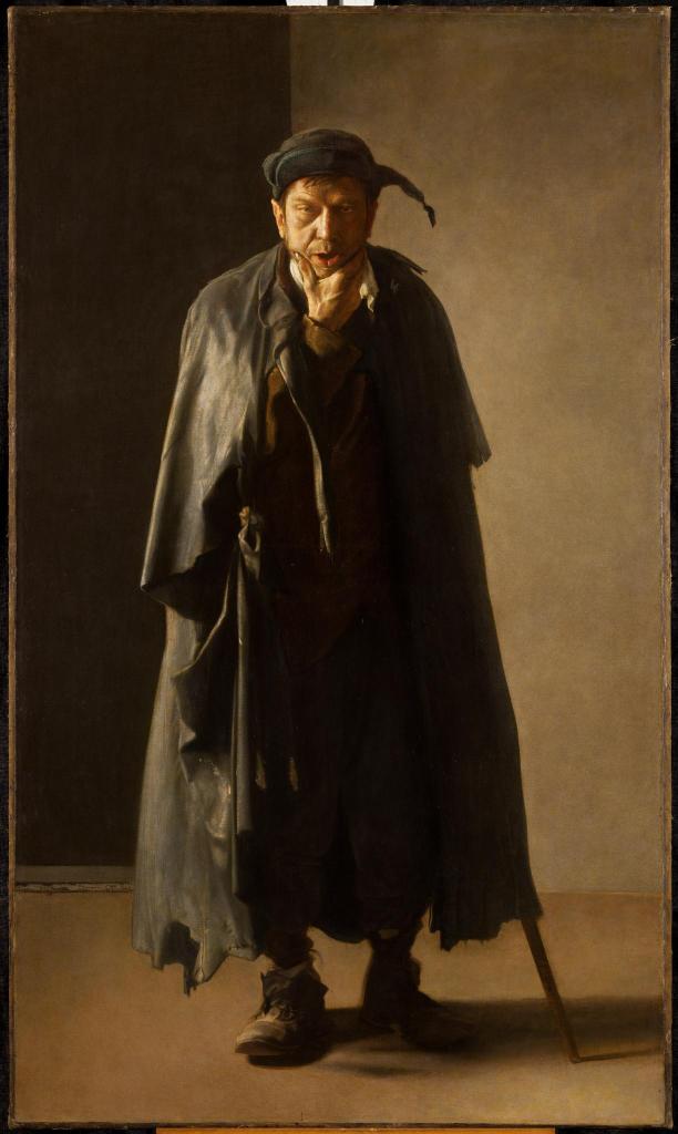 Portrait of Cinciarda (1945) by Pietro Annigoni. Oil tempera on panel - 180 cm x 100 cm.